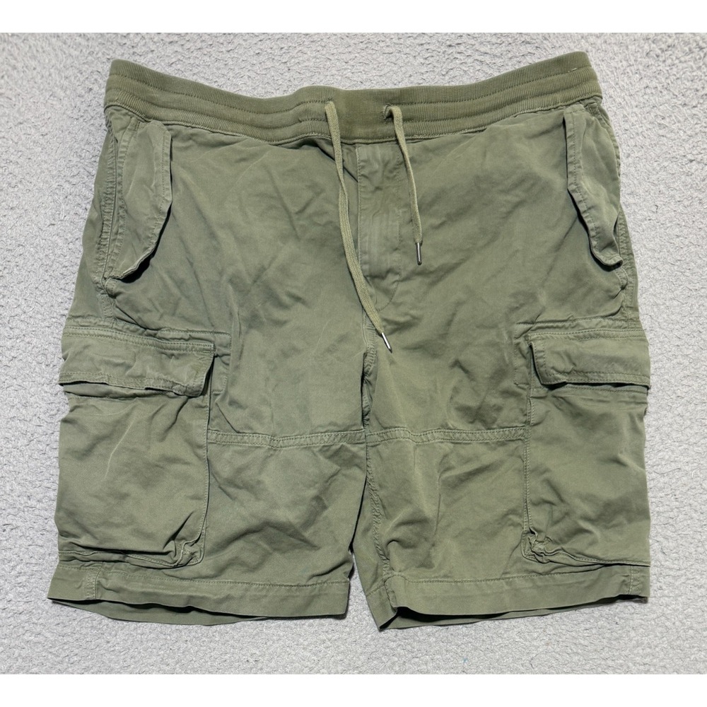 POLO RALPH LAUREN Classic Fit Utility Cargo Shorts Green Mens Large Military
